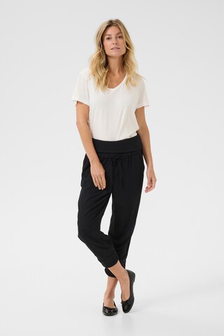 Cream Loosefit Broek 'Venta' in Zwart