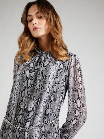 MICHAEL Michael Kors Shirt dress 'ADDER' in Grey