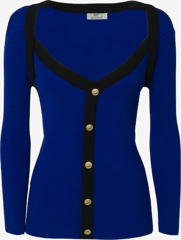 Influencer Trui in Blauw: voorkant