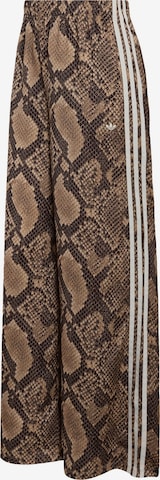 Wide Leg Pantalon ADIDAS ORIGINALS en beige : devant