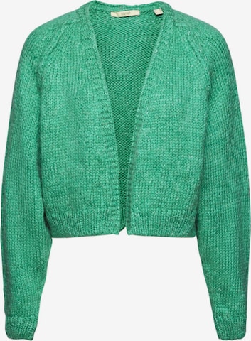 Cardigan ESPRIT en vert : devant