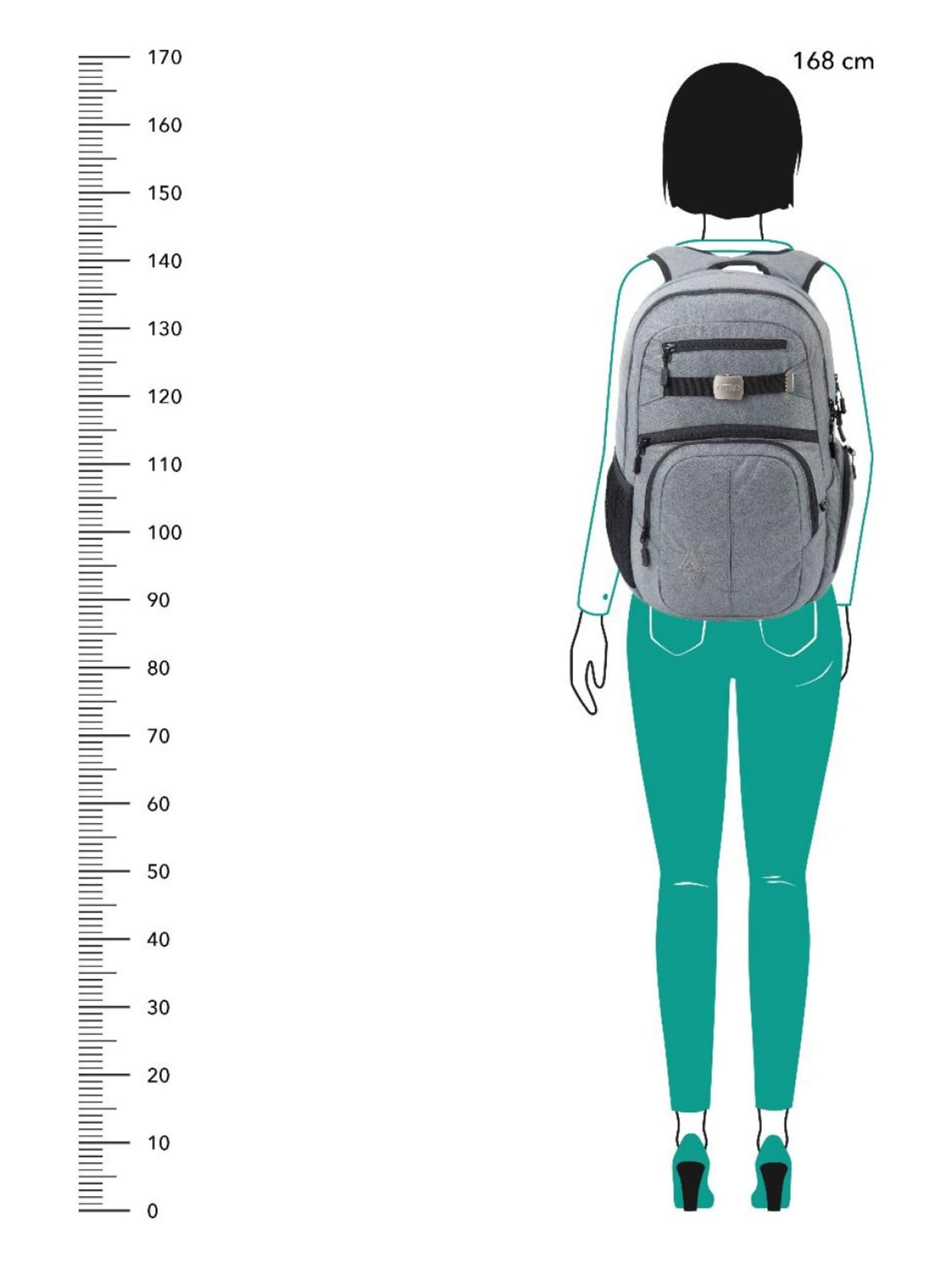 NITRO Backpack in Grey
