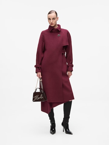 Manteau mi-saison Karl Lagerfeld en rouge