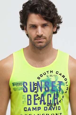 CAMP DAVID Shirt in Yellow