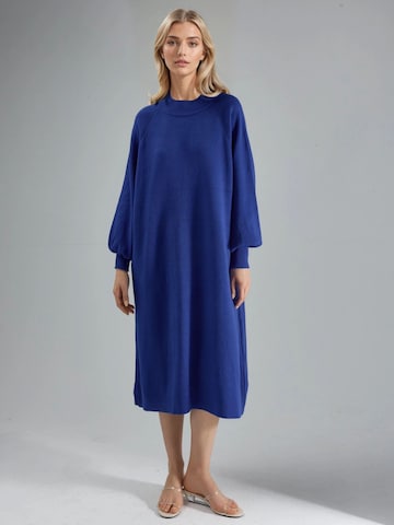 Robes en maille Hiccup en bleu : devant