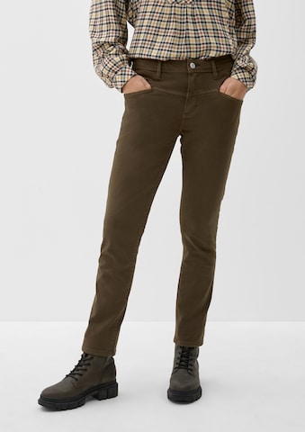 s.Oliver Regular Jeans in Green: front