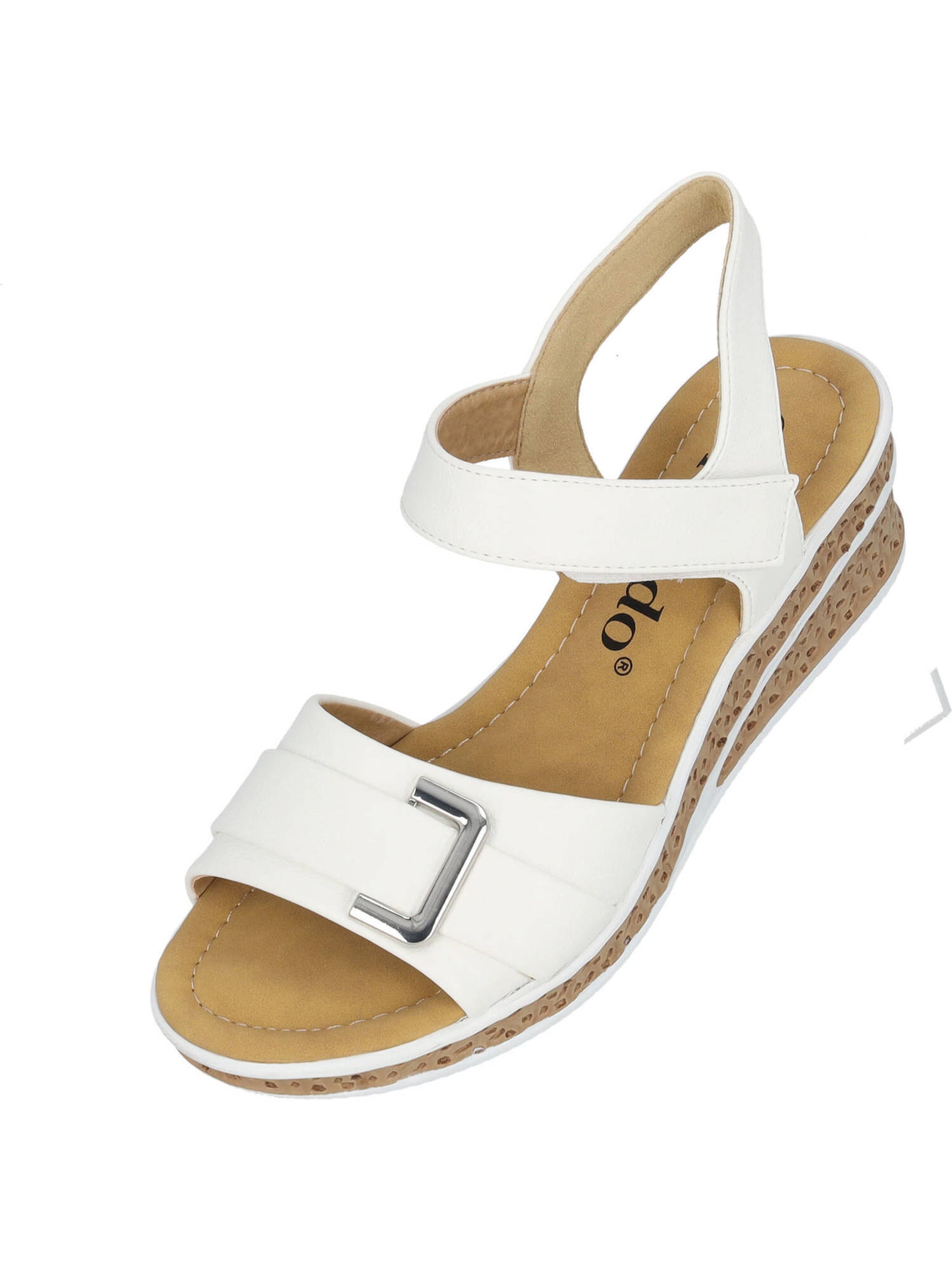 Palado Sandály 'Vemlu' – bílá: přední strana