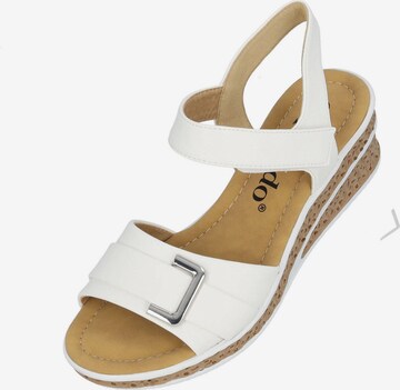 Palado Strap Sandals 'Vemlu' in White: front