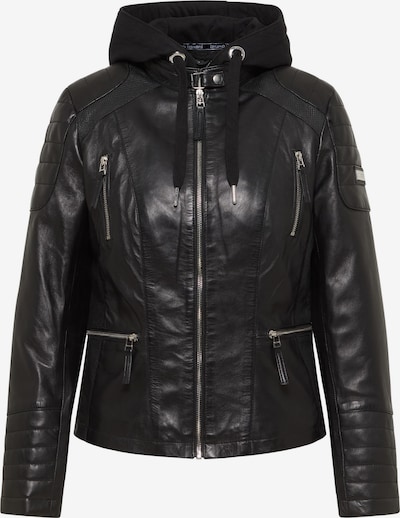 Bruno Banani Lederjacke in schwarz, Produktansicht