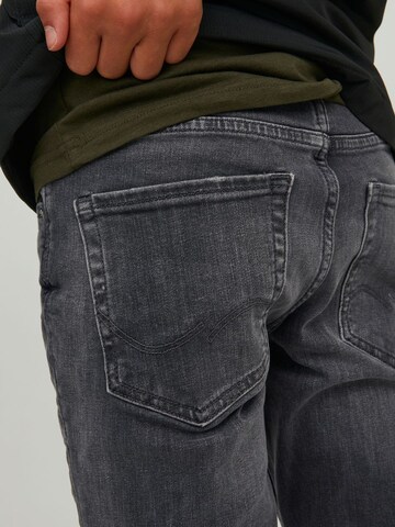 Skinny Jean 'Liam' Jack & Jones Junior en gris