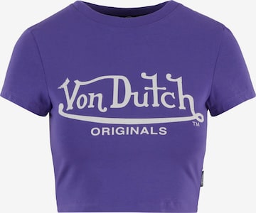 Von Dutch Originals Paita ' ' värissä lila: etupuoli