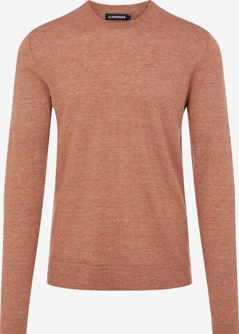 J.Lindeberg Sweater 'Newman' in Brown: front