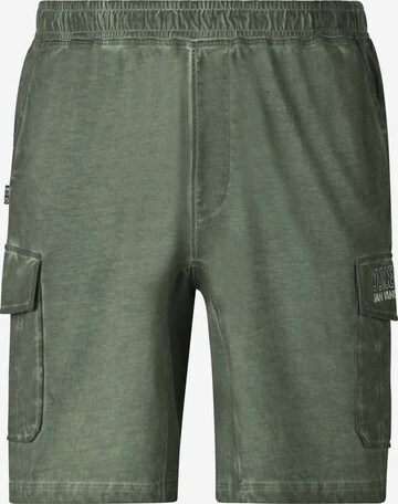 Loosefit Pantalon de sport ' Frerk ' Jan Vanderstorm en vert : devant