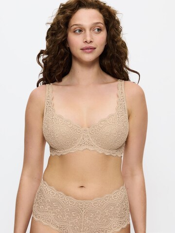 TRIUMPH T-shirt BH ' Amourette ' in Beige: voorkant