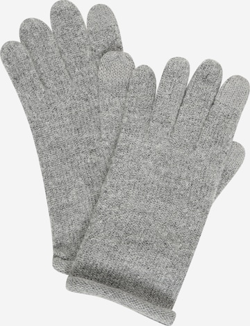 ESPRIT - Luvas com dedos em cinzento: frente