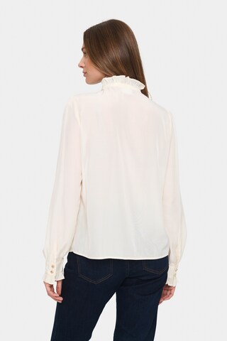 SAINT TROPEZ Bluse 'Felina' in Beige