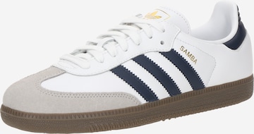 ADIDAS ORIGINALS - Sapatilhas baixas 'Samba' em branco: frente