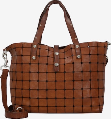 Campomaggi Schoudertas 'Acacia' in Bruin: voorkant