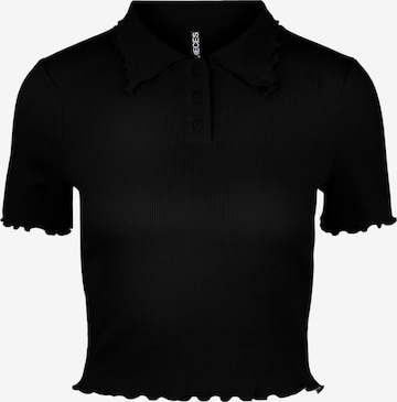 PIECES - Camiseta 'Taya' en negro: frente