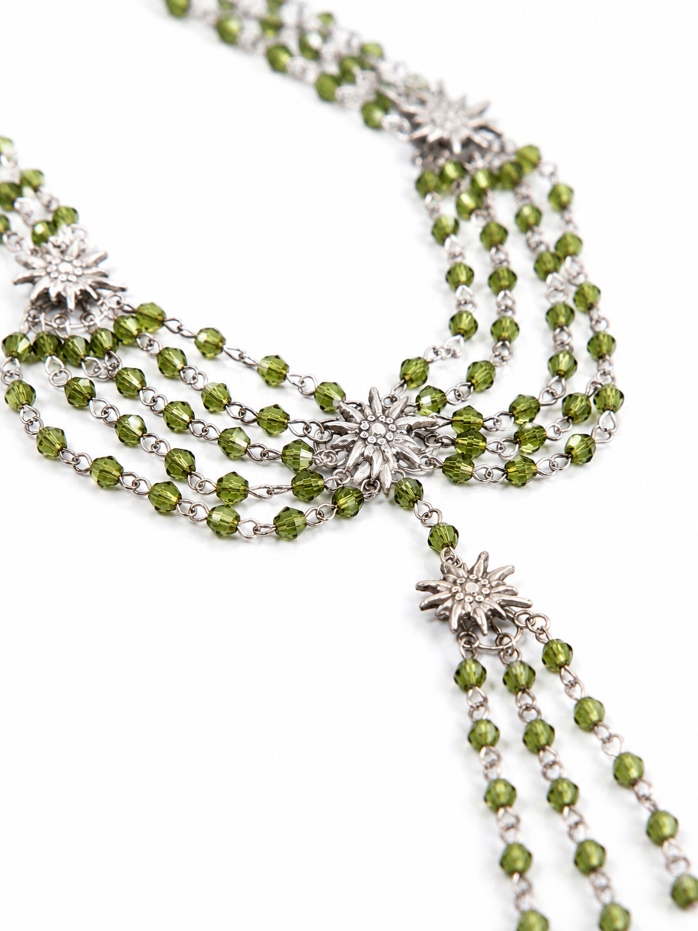 Allgäu Rebell Necklace 'Peggy' in Green