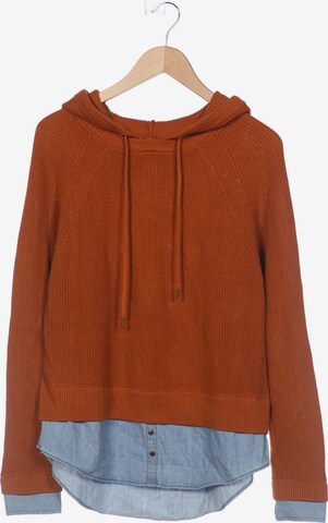 ESPRIT Sweatshirt & Zip-Up Hoodie in M in Orange: front