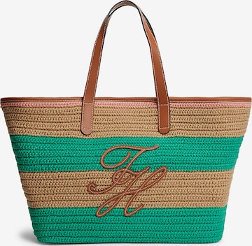 TOMMY HILFIGER Shopper in Grün: Vorderseite
