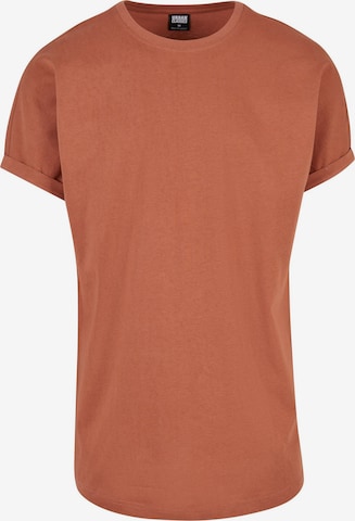 T-Shirt Urban Classics en marron : devant