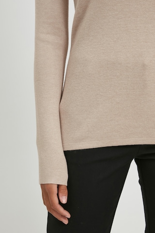 PULZ Jeans Sweater 'PZSARA' in Grey