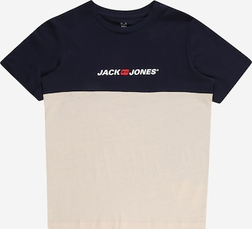 Jack & Jones Junior T-Shirt 'CORP' in Blau: predná strana