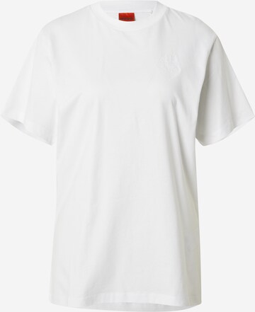 T-shirt HUGO en blanc : devant