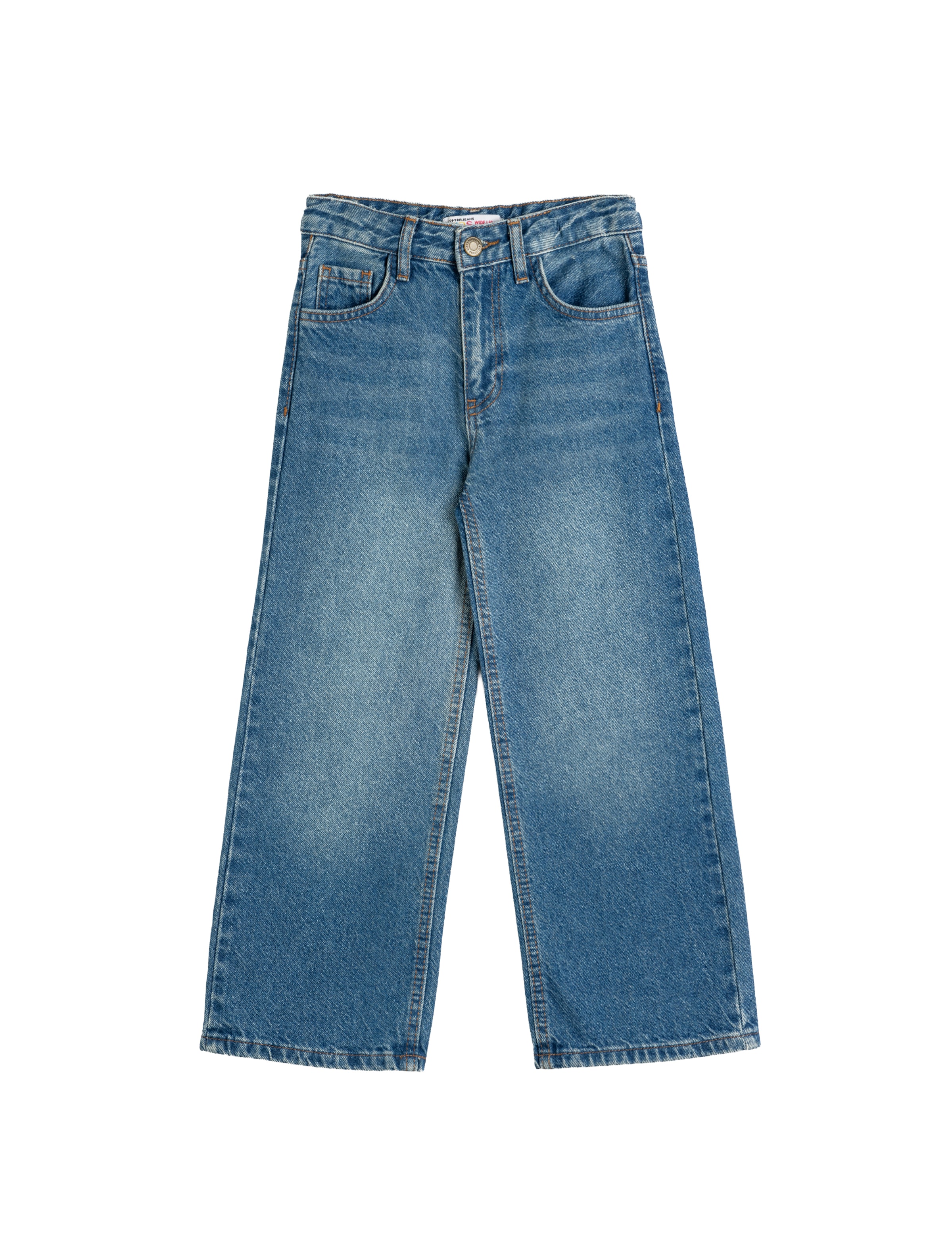 Koton Wide leg Jeans in Blauw: voorkant