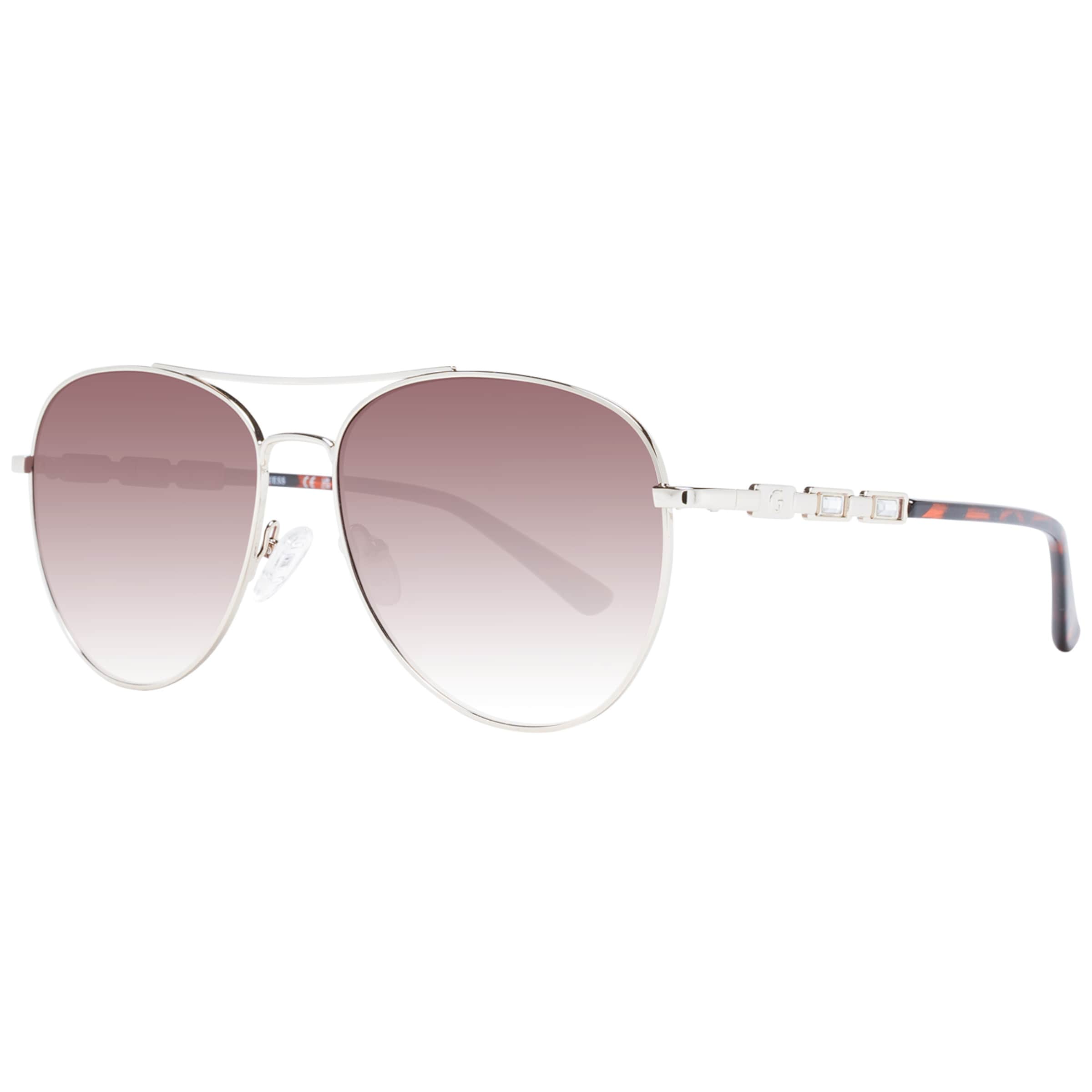 GUESS Sonnenbrille in Silber: Vorderseite