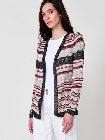Cardigan KOROSHI en mélange de couleurs