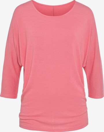 LASCANA Shirt in Pink: front