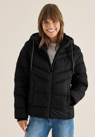 CECIL Winter Jacket in Black: front