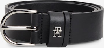 TOMMY HILFIGER Opasek 'ESSENTIAL EFFORTLESS 3.0' – černá: přední strana