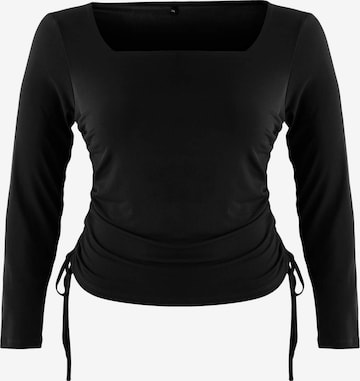 Trendyol Curve Shirt in Schwarz: Vorderseite