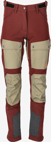 Whistler Regular Outdoor Pants 'ANISSY W' in Brown: front