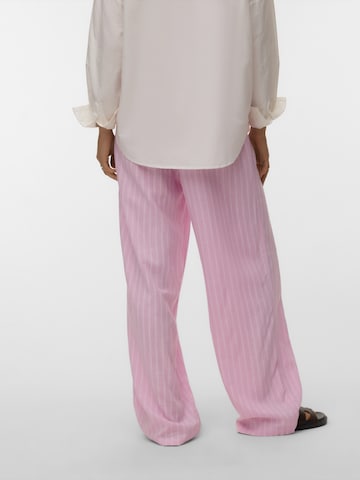 VERO MODA Wide leg Παντελόνι 'VMROSIE' σε ροζ