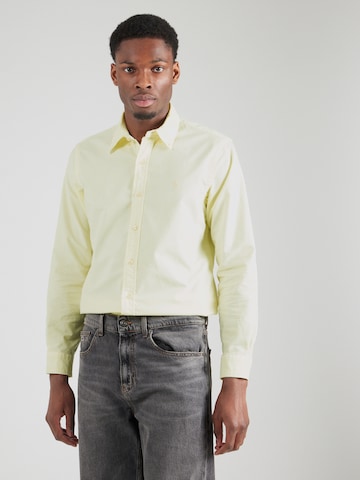 Coupe regular Chemise Polo Ralph Lauren en jaune : devant