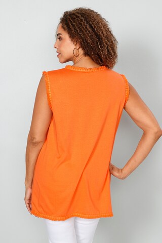 MIAMODA Strick-Top in Orange