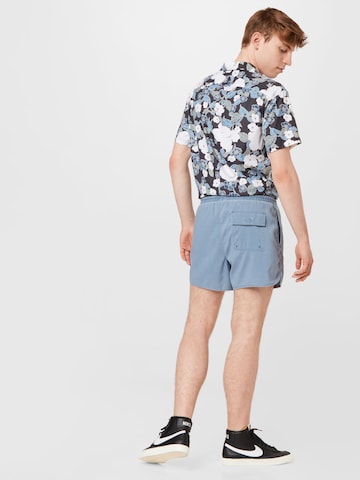 Abercrombie & Fitch Regular Shorts in Blau