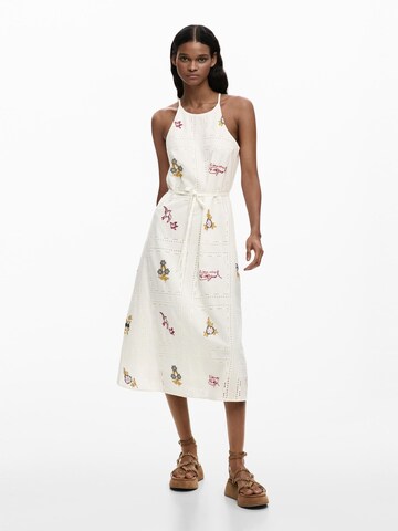 Desigual - Vestido em branco: frente