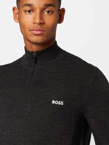 BOSS - Pullover 'Zomat' em cinzento