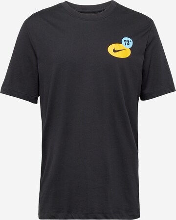 T-Shirt fonctionnel NIKE en noir : devant