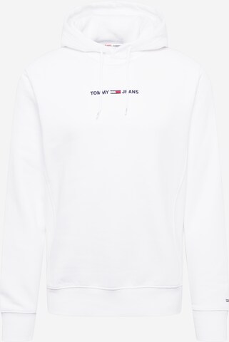 Tommy JeansSweater majica - bijela boja: prednji dio