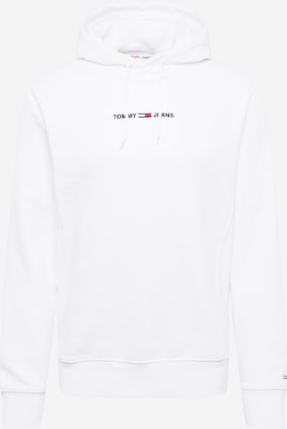 Tommy Jeans Sweatshirt in White: front