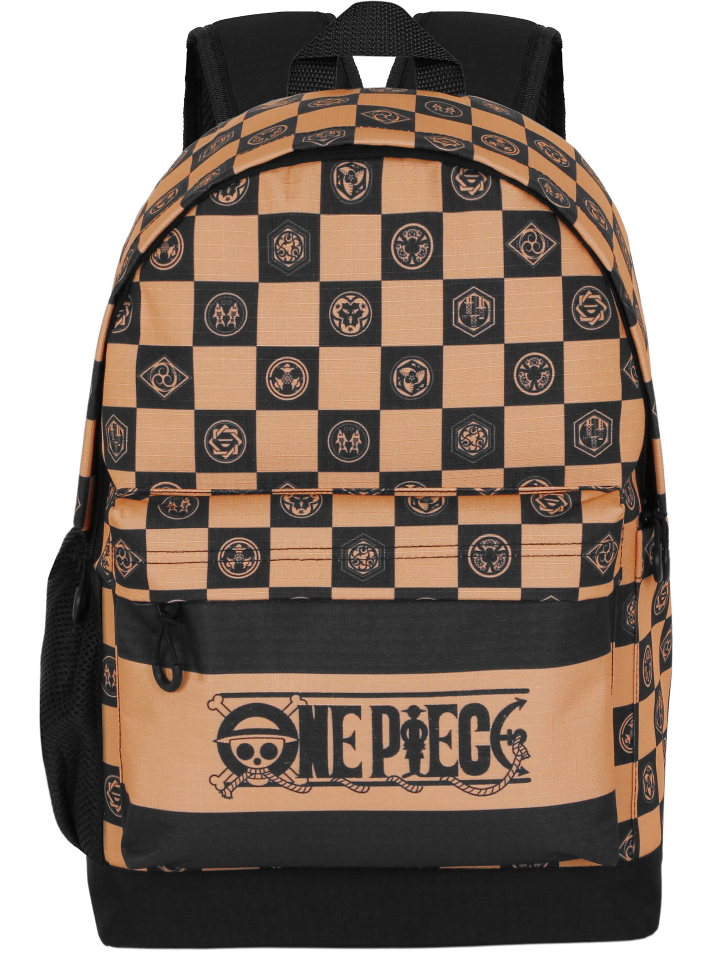 One Piece Rugzak 'Chess-Plus HS' in Bruin: voorkant