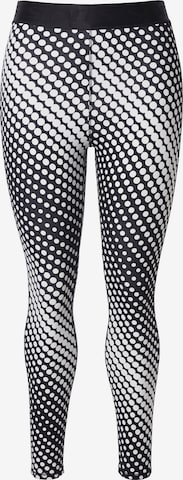 Skinny Leggings Ulla Popken en noir : devant