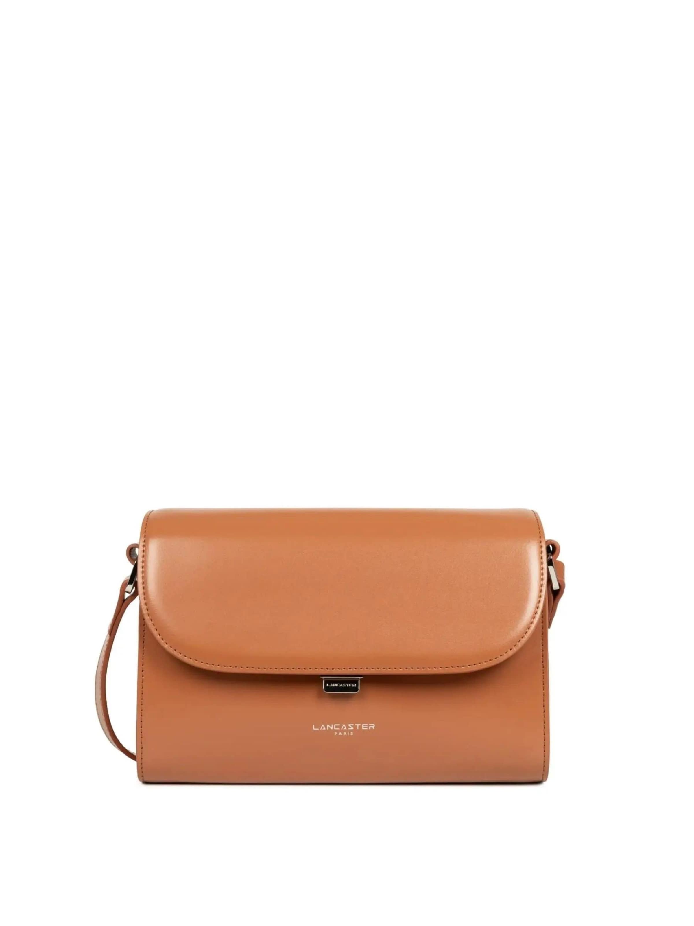 Sac à bandoulière LANCASTER Paris en marron : devant